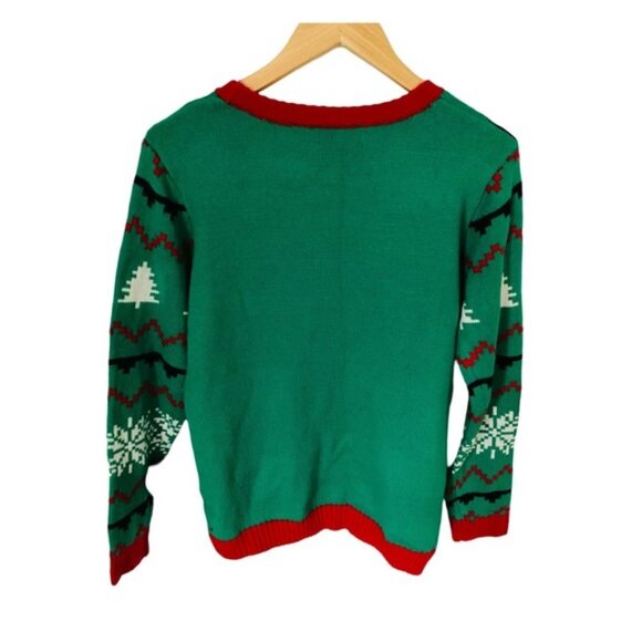 Blizzard Bay Kids Unisex Dinosaur Ugly Christmas Holiday Sweater Size XL (18/20) - Picture 2 of 6